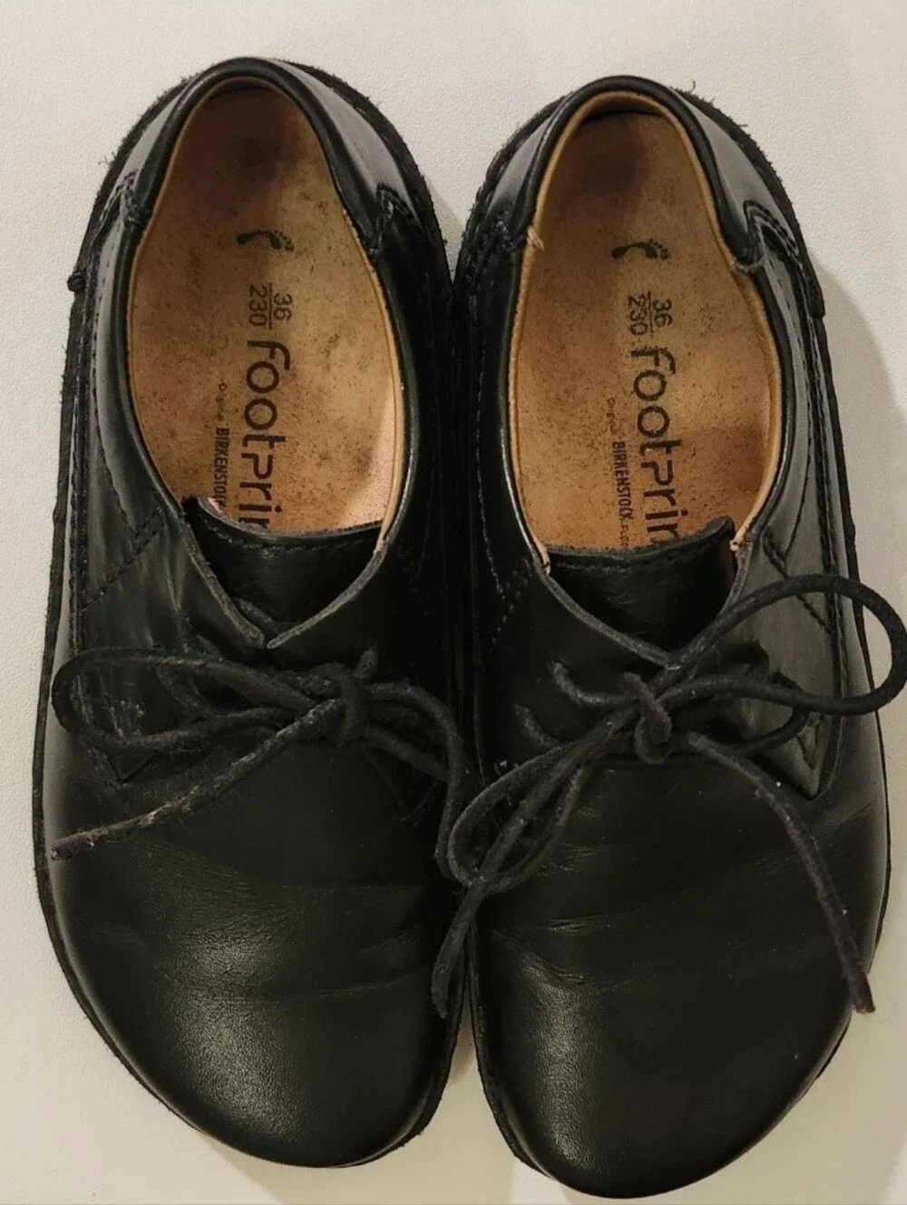 Vintage Birkenstock Black‎ Memphis Leather Oxford Shoes - 36EU / 5